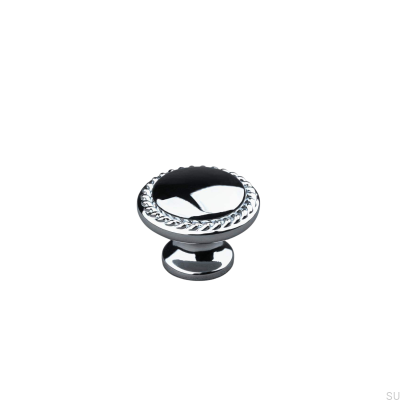 Bouton de meuble Sora 30, chrome poli
