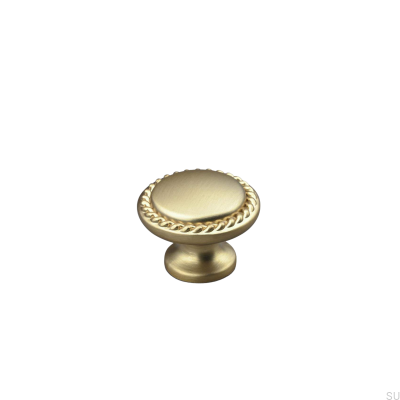 Bouton de meuble brossé doré Sora 30