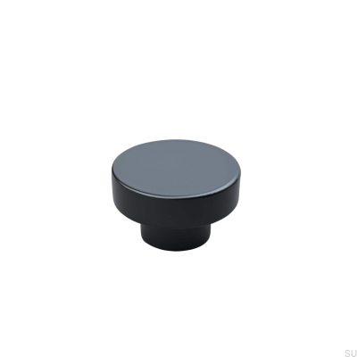 Bouton de meuble en métal Vasto 34, noir mat