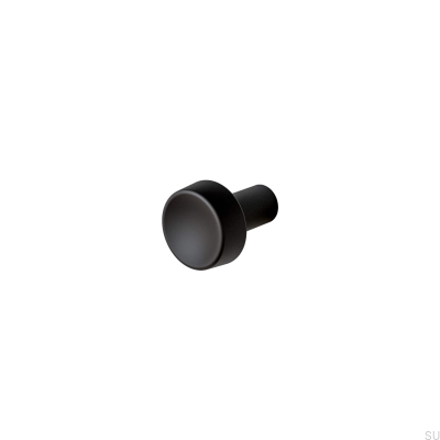 Bouton de meuble en métal Hjo 25, noir mat