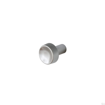 Bouton de meuble argenté Hjo 25