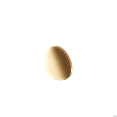 Bouton de meuble brossé doré Särö 70 (2 pièces)