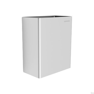 Poubelle de salle de bain murale Stay 23L, acier brossé