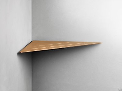 Étagère de salle de bain d'angle 7213 Revêtement PVD Cuivre