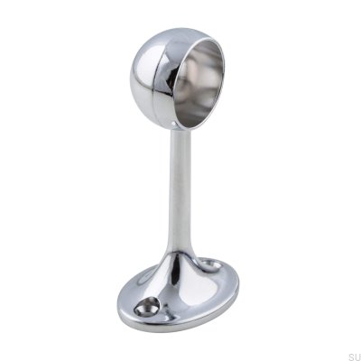 Rosace pour tringles d'armoire 1557S 25 Chrome poli