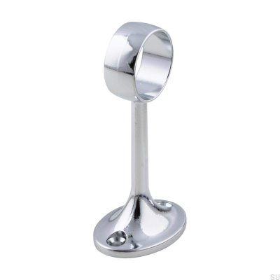 Rosace pour barres d'armoire 1558Ö 25 Chrome poli
