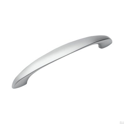 Poignée de meuble allongée 0033128 Argent brossé