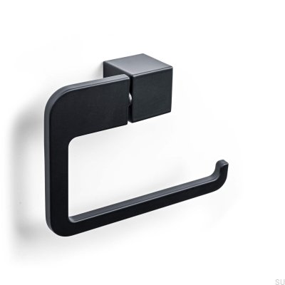 Porte Papier Toilette Cannes Métal Noir Mat