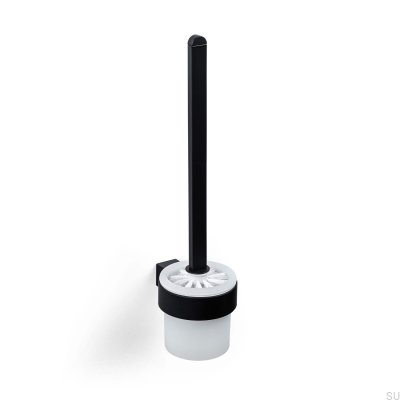 Brosse WC Cannes Métal Noir Mat