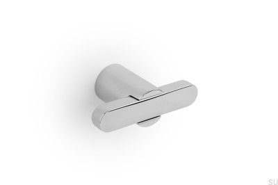 Bouton de meuble T-Bar Fusion, nickel poli