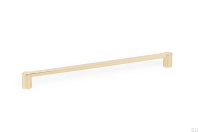Poignée de meuble oblongue Fusion 320, or poli