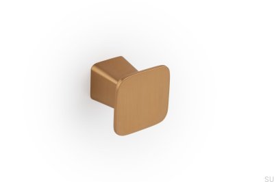 Bouton de meuble Cava brossé doré Prism