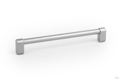 Poignée de meuble longitudinale Linkk 160, aluminium brossé argent