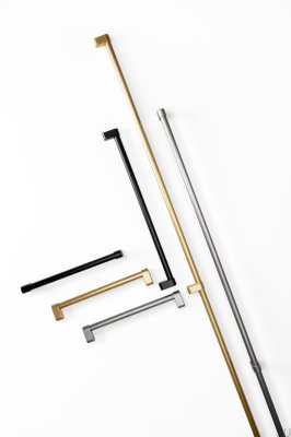 Poignée de meuble longitudinale Linkk 160, aluminium brossé argent