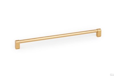 Poignée de meuble longitudinale Linkk 320, aluminium brossé doré