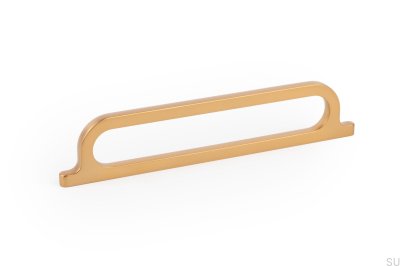 Poignée de meuble oblongue Omega 160 Métal, Or Cava
