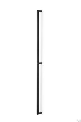 Poignée de meuble oblongue Riss Big 960, Aluminium, Noir mat