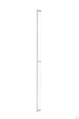 Riss Big 960 poignée de meuble oblongue Aluminium Blanc Mat