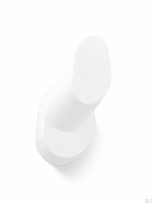 Support mural en métal Crestt blanc mat