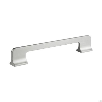 Poignée de meuble longitudinale Key 350 Silver Brushed