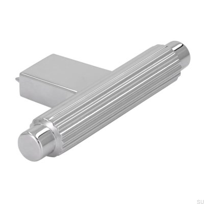 Bouton de meuble T-Bar 2594, chrome poli