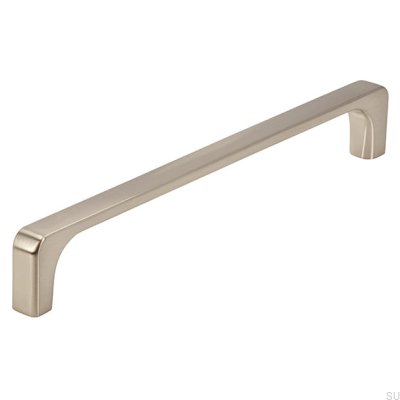 Poignée de meuble oblongue 2563 160 Argent Brossé
