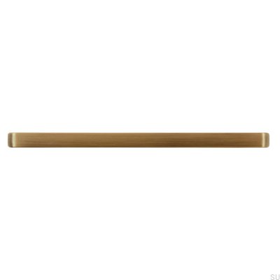 Poignée de meuble oblongue 2563 160 Métal Doré Brossé