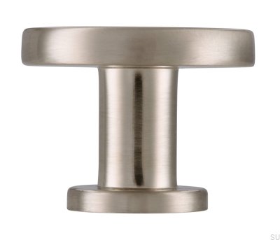 Bouton de meuble 2505 30 Argent Brossé