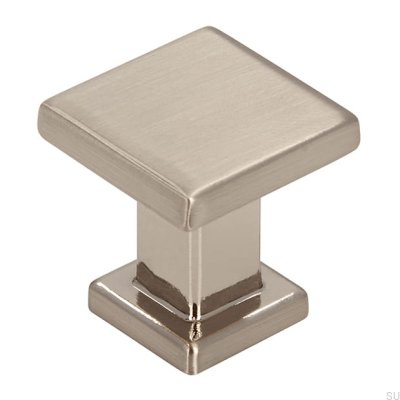 Bouton de meuble 2506 Argent Brossé