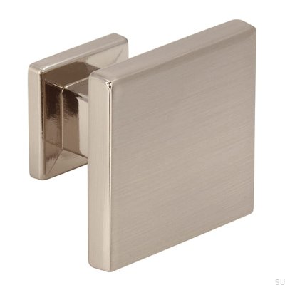 Bouton de meuble 2506 30 Argent Brossé