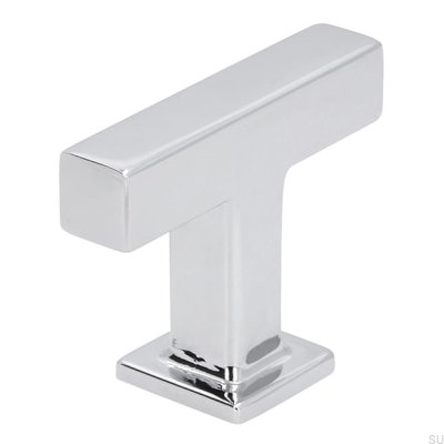 Bouton de meuble T-Bar 2520, chrome poli