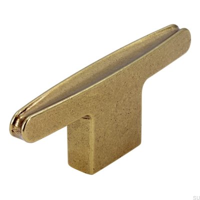 T-Bar 2570 16 Bouton de meuble Or Antique