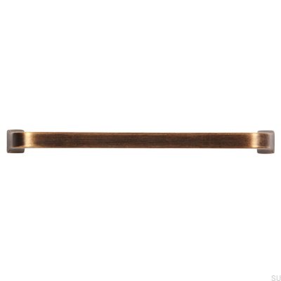Poignée de meuble oblongue 2525 128 Bronze Brossé Antique