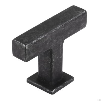 Bouton de meuble en fer antique T-Bar 2520