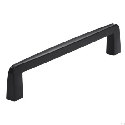 Poignée de meuble oblongue 2570 160 Noir Mat