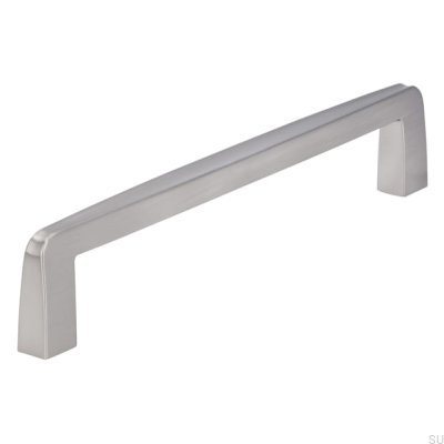 Poignée de meuble oblongue 2570 160 Argent Brossé