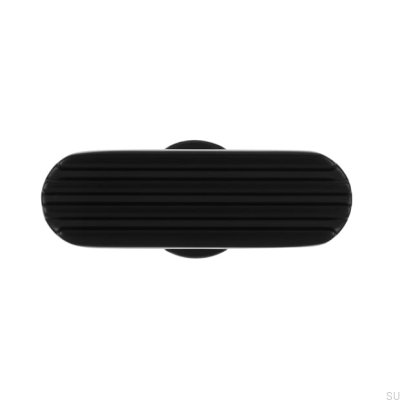 Bouton de meuble en métal noir mat T-Bar 2588