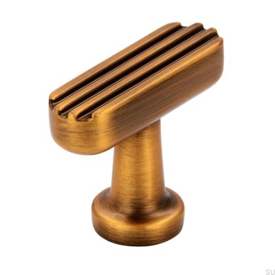 Bouton de meuble en bronze antique T-Bar 2588