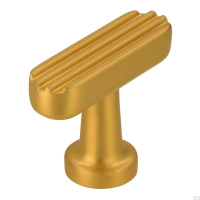 Bouton de meuble T-Bar 2588 Or brossé