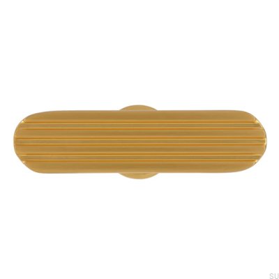 T-Bar 2588 48 Bouton de meuble en or brossé