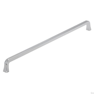 Poignée de meuble oblongue 2525 320 Chrome poli