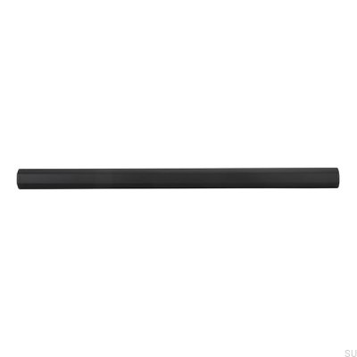 Poignée de meuble oblongue 2571 160 Noir Mat