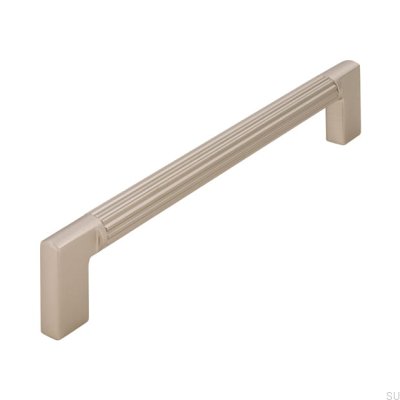 Poignée de meuble oblongue 2591 160 Argent Brossé
