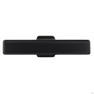 T-Bar 2562 48 Bouton de meuble en métal noir mat