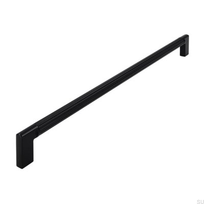 Poignée de meuble oblongue 2591 320 Métal Noir Mat