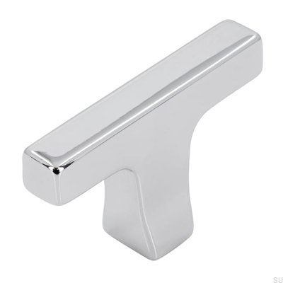 Bouton de meuble T-Bar 2562 48, chrome poli