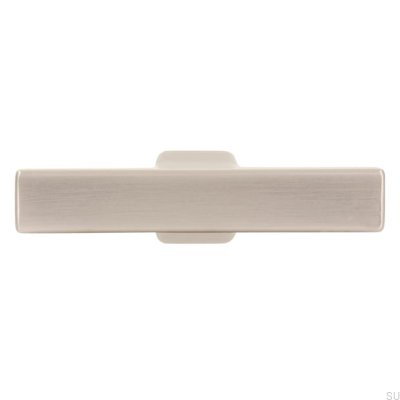 Bouton de meuble T-Bar 2562 48, argent brossé