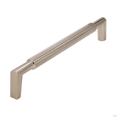 Poignée de meuble oblongue 2593 160 Argent Brossé