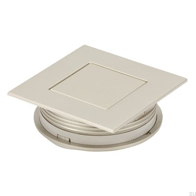 Poignée de meuble encastrée 1031 48 Plastique Argent