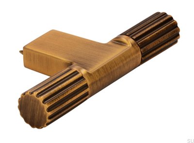 Bouton de meuble en bronze antique T-Bar 2592